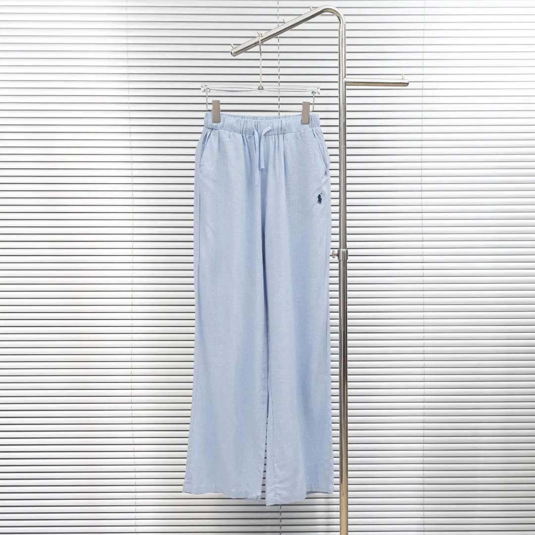 P270 top version (different currencies) You can scan the QR code to enter the official website. Style: Ralph Lauren POLO linen old money style embroidered trousers. Color: Picture color. Size: S-L. Fabric: Linen. Accessories: Full set of customized accessories. No gender distinction. Same style for men and women.